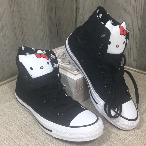 Converse CTAS Hi black/fiery red/white - Picture 4 of 8